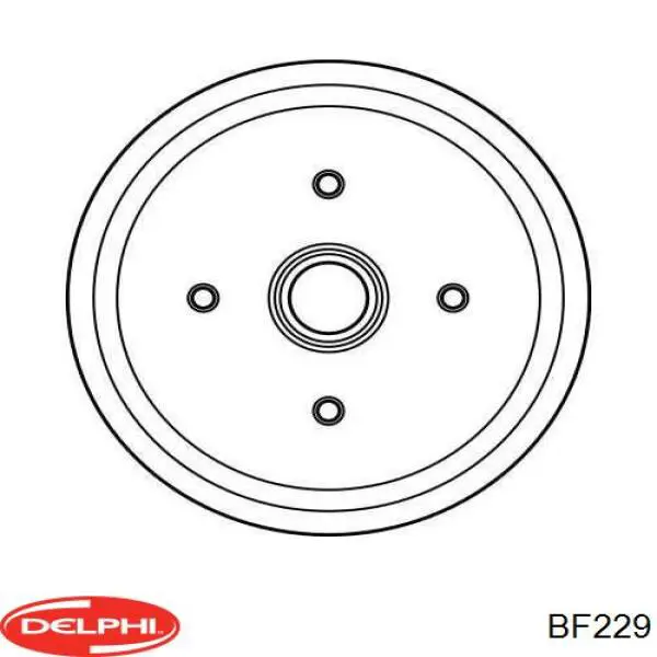 Тормозной барабан BF229 Delphi