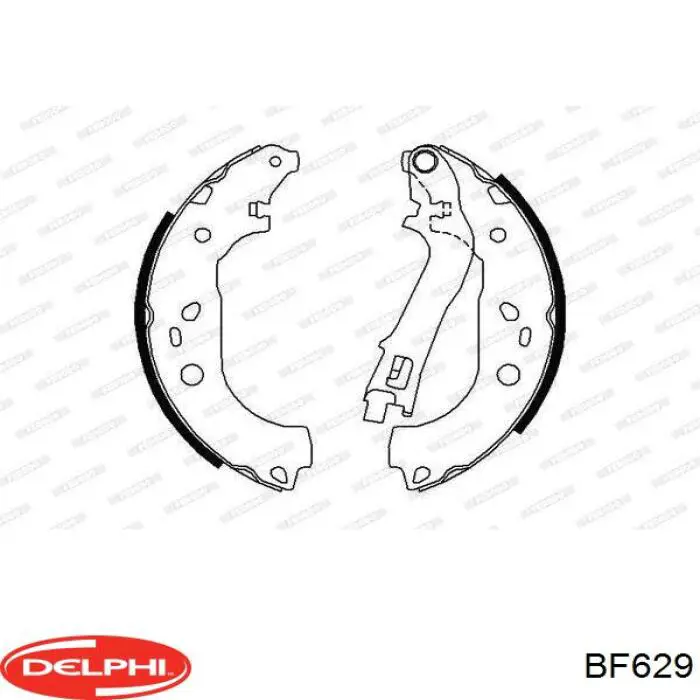 Барабан тормозной задний Delphi BF629 цена, от 97.89 USD