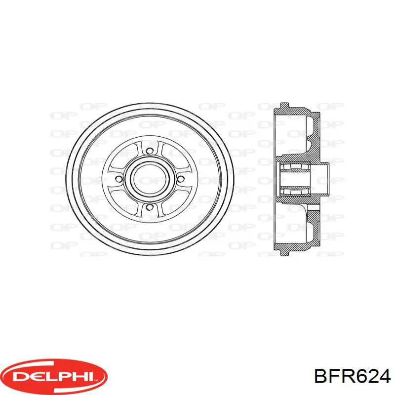 Барабан тормозной задний Renault (RVI) 432002467R цена, от 92.77 USD