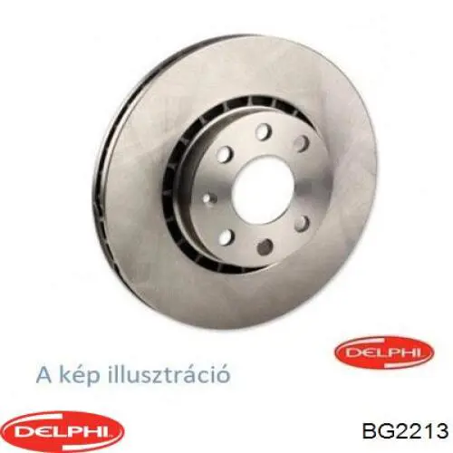 BG2213 Delphi диск тормозной передний
