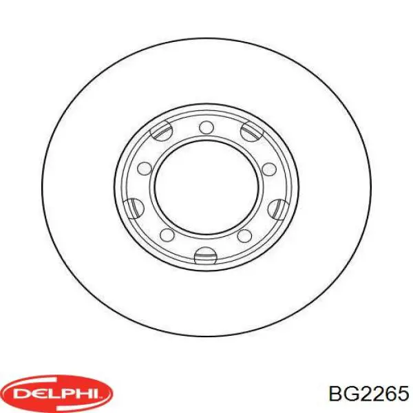 Купить BG2265 Delphi Ротор тормозной