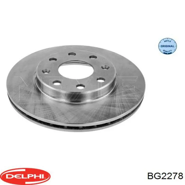 Тормоз дисковый передний Delphi BG2278 цена, от 954.12 UAH