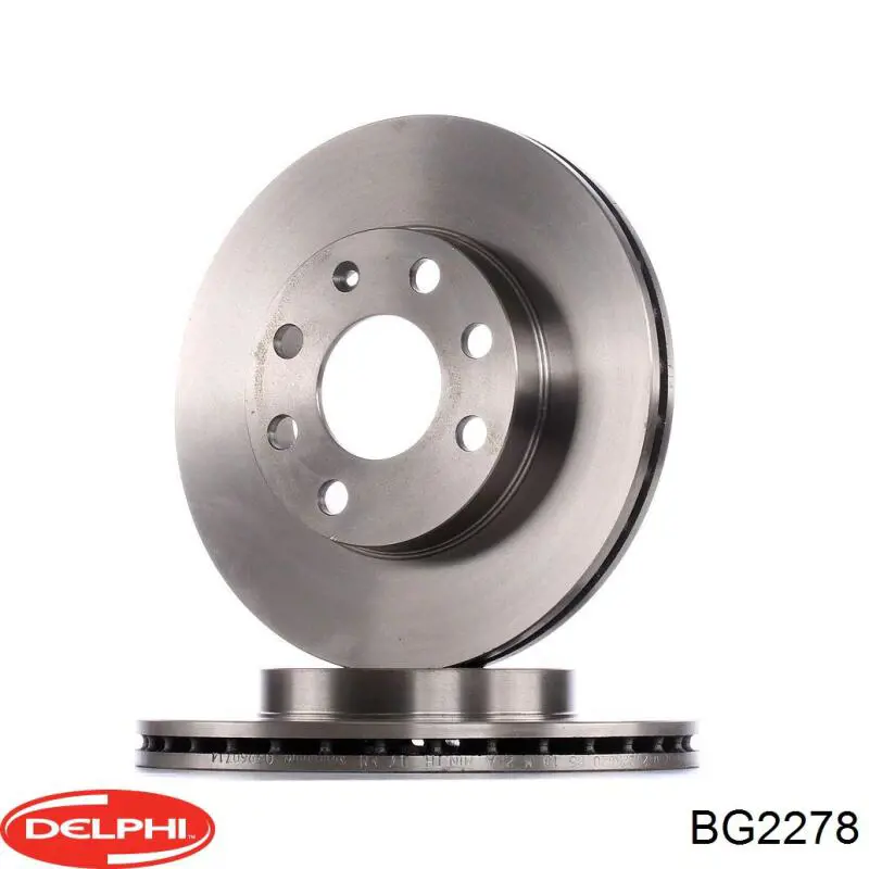 BG2278 Delphi Диск тормозной передний