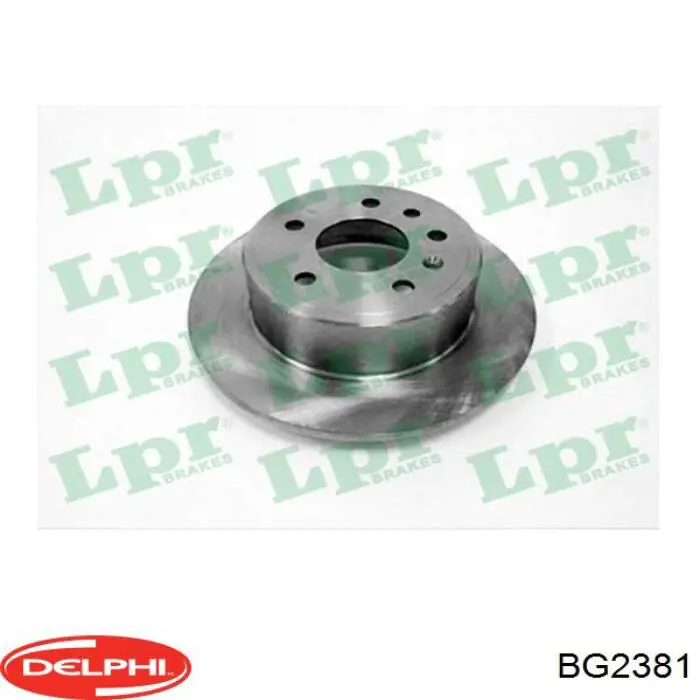 Задний тормозной диск Delphi BG2381 цена, от 27.96 USD