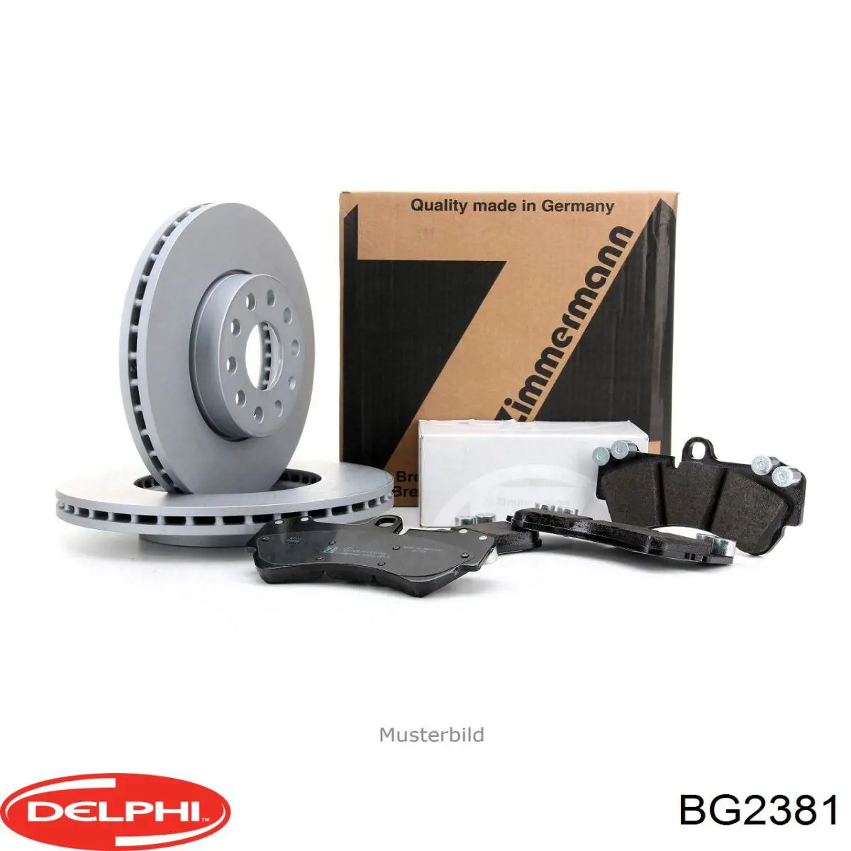 BG2381 Delphi Дисковый тормоз