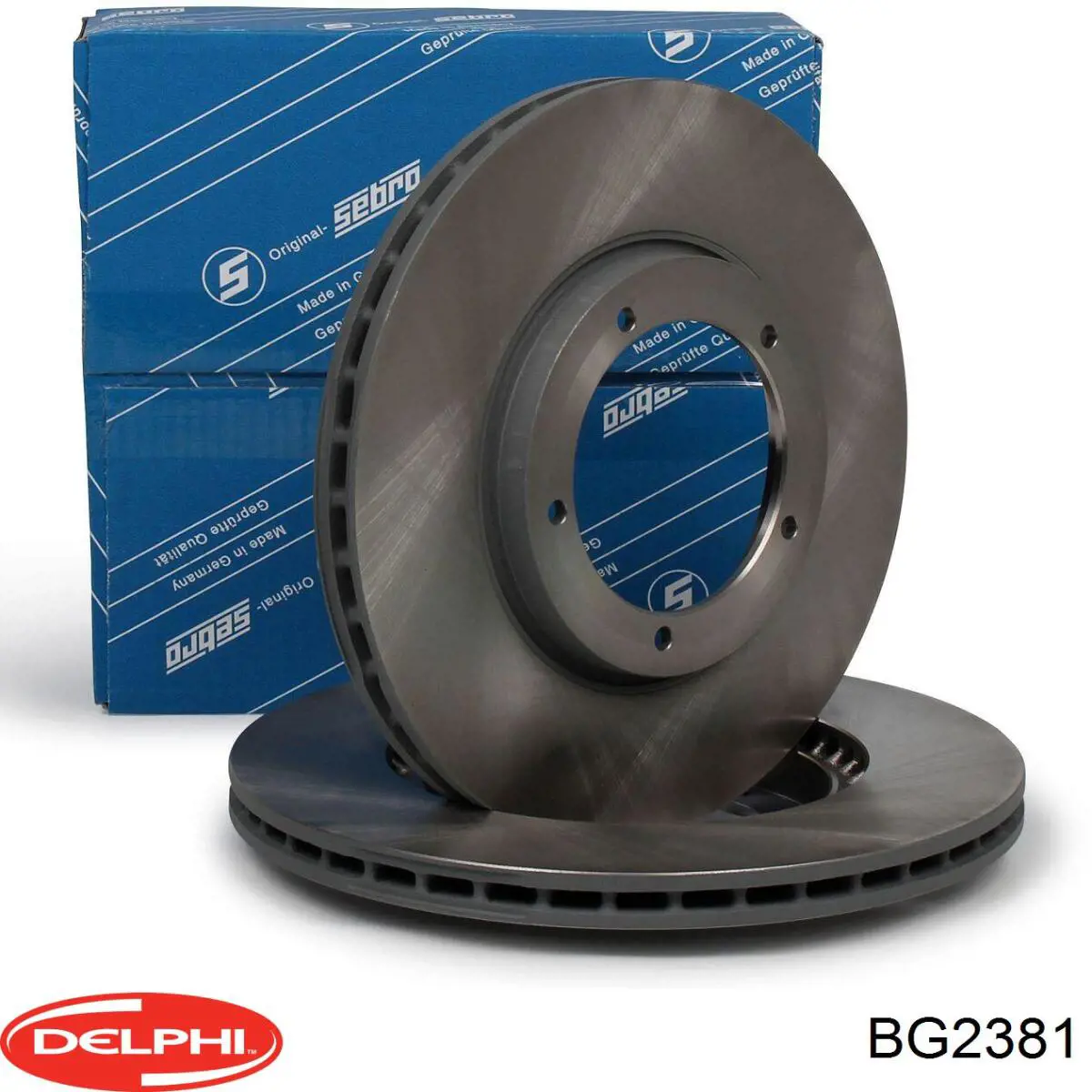 Тормозные диски BG2381 Delphi