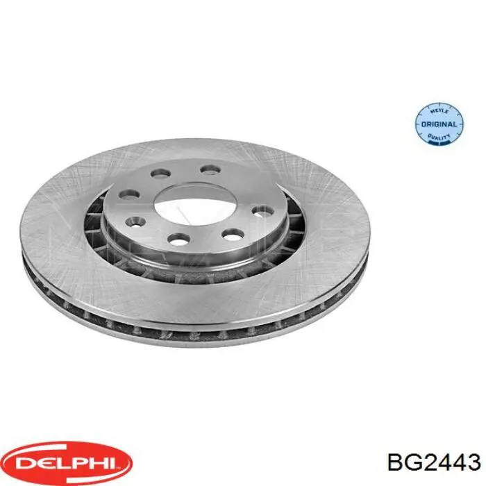 BG2443 Delphi диск тормозной передний