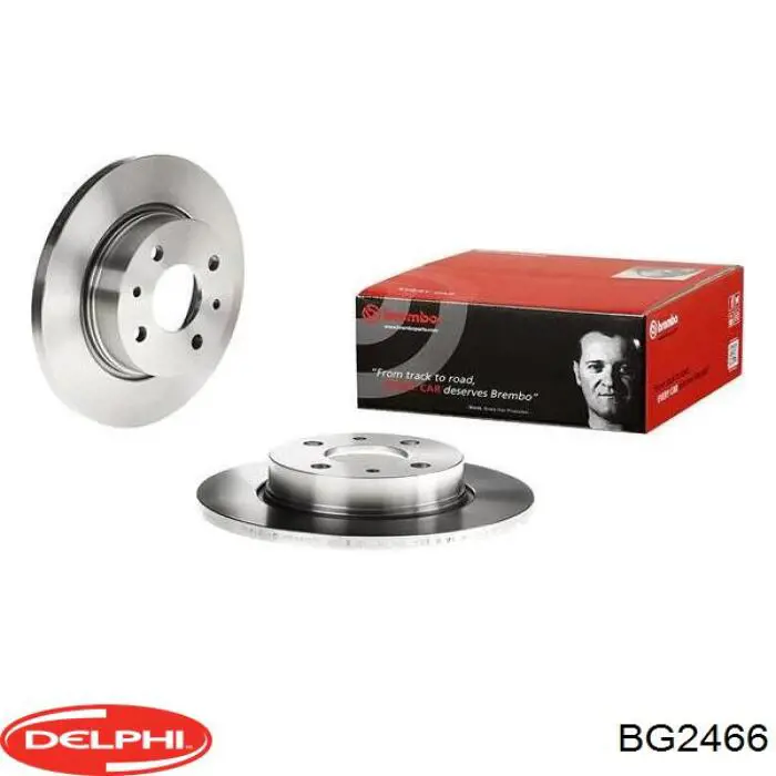 Тормоз дисковый передний Delphi BG2466 цена, от 21.20 USD