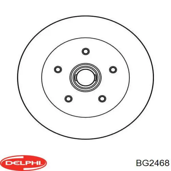 Передний тормозной диск Delphi BG2468