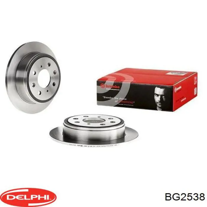 Задний тормозной диск Delphi BG2538 цена, от 22.75 USD