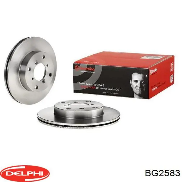 BG2583 Delphi диск тормозной передний