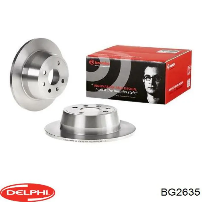 Тормозные диски BG2635 Delphi