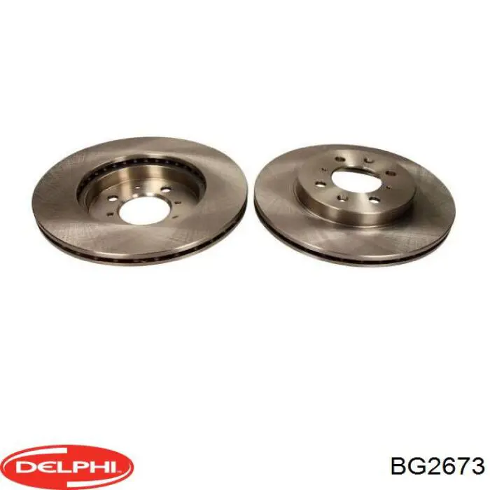 Тормоз дисковый передний Delphi BG2673 цена, от 28.71 USD