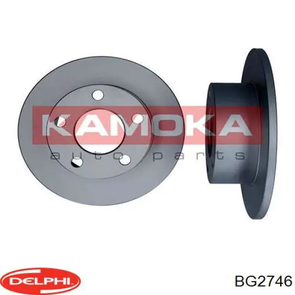 Задний тормозной диск Delphi BG2746 цена, от 23.56 USD