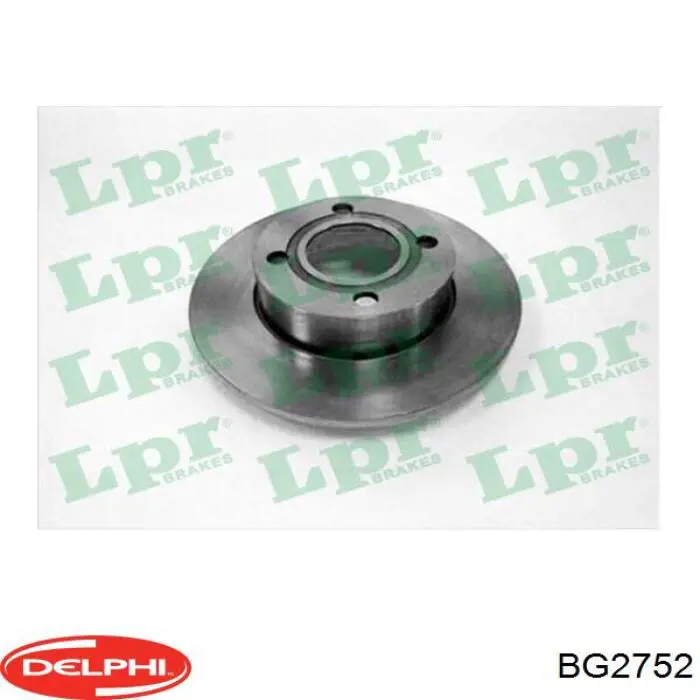 BG2752 Delphi Диск тормозной передний