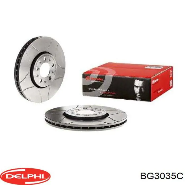 Тормоз дисковый передний Delphi BG3035C цена, от 36.43 USD