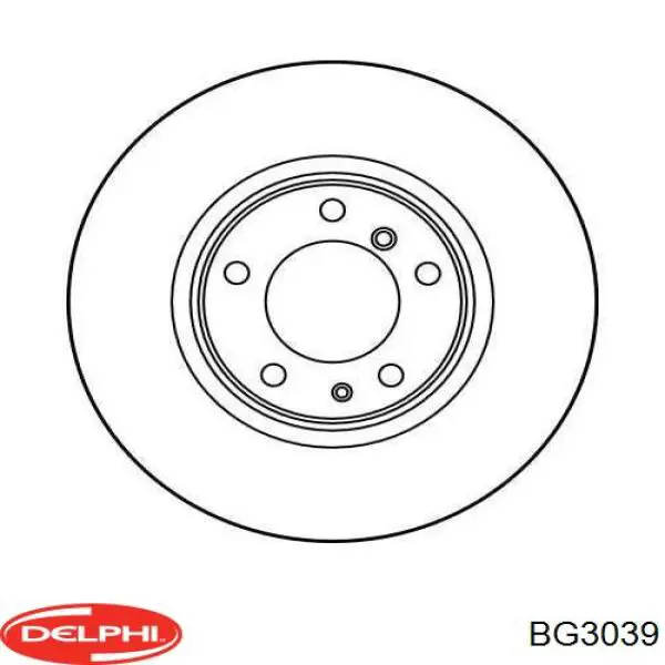 Тормоз дисковый передний Delphi BG3039 цена, от 54.57 USD