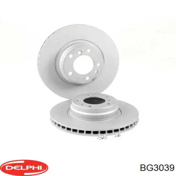 Передние тормозные диски BG3039 Delphi
