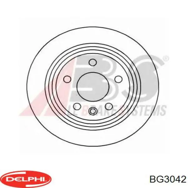 BG3042 Delphi тормозные диски