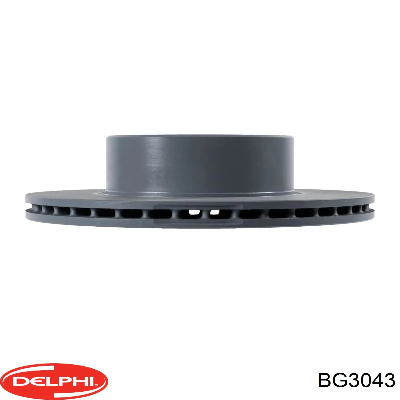 Тормоз дисковый передний Delphi BG3043 цена, от 43.32 USD