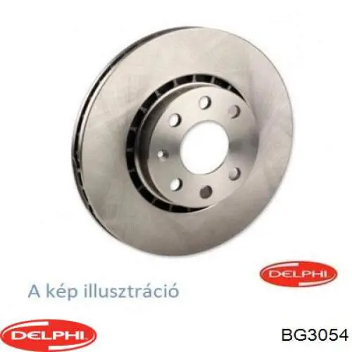 BG3054 Delphi диск тормозной задний