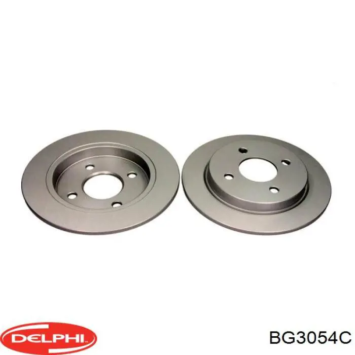 Задний тормозной диск Delphi BG3054C цена, от 22.49 USD