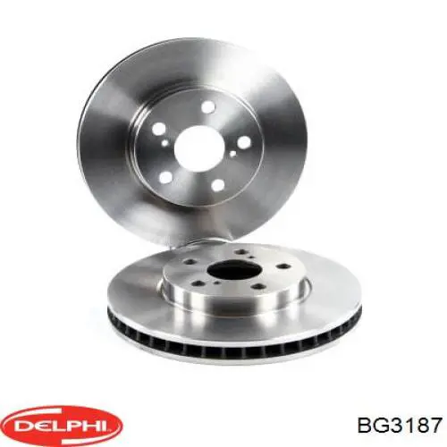 Тормоз дисковый передний Delphi BG3187 цена, от 29.51 USD