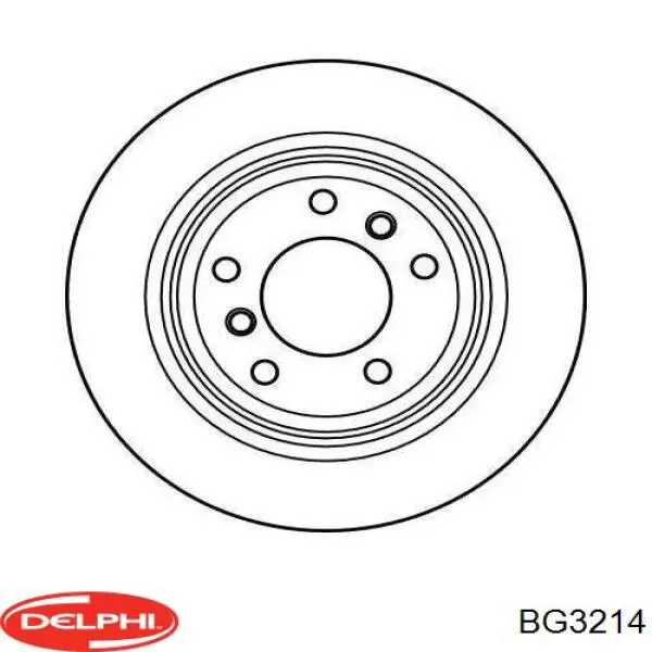 BG3214 Delphi тормозные диски