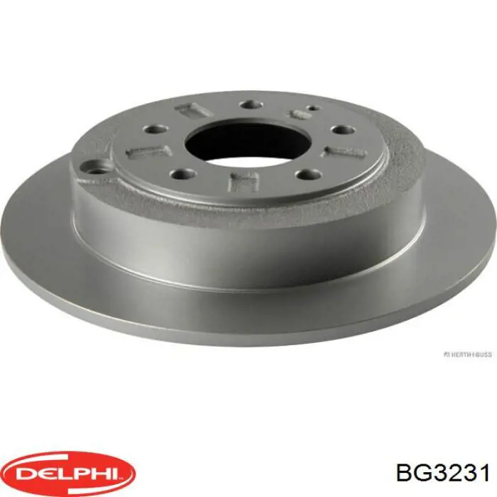 BG3231 Delphi диск тормозной задний