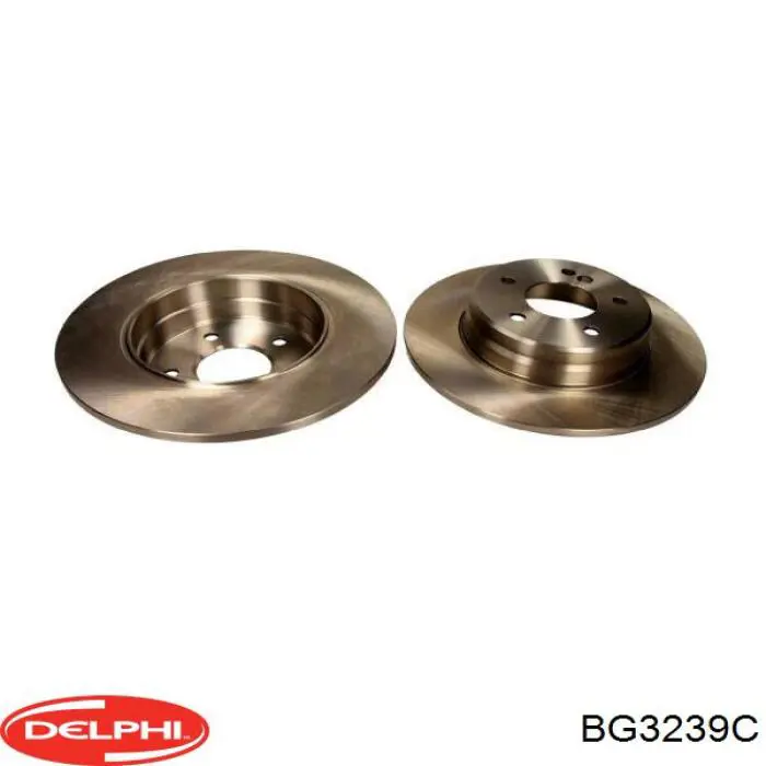 Задний тормозной диск Delphi BG3239C цена, от 64.14 USD