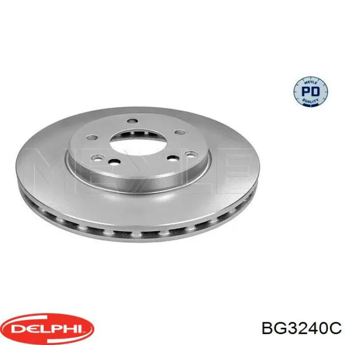 Тормоз дисковый передний Delphi BG3240C цена, от 36.08 USD
