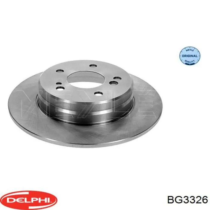 BG3326 Delphi диск тормозной задний