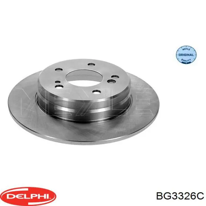 Задний тормозной диск Delphi BG3326C цена, от 28.32 USD
