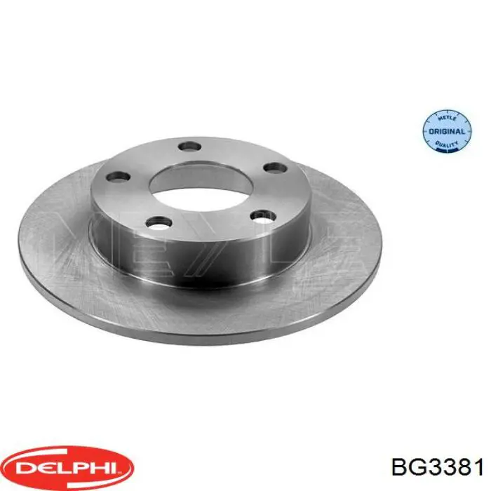 BG3381 Delphi диск тормозной задний