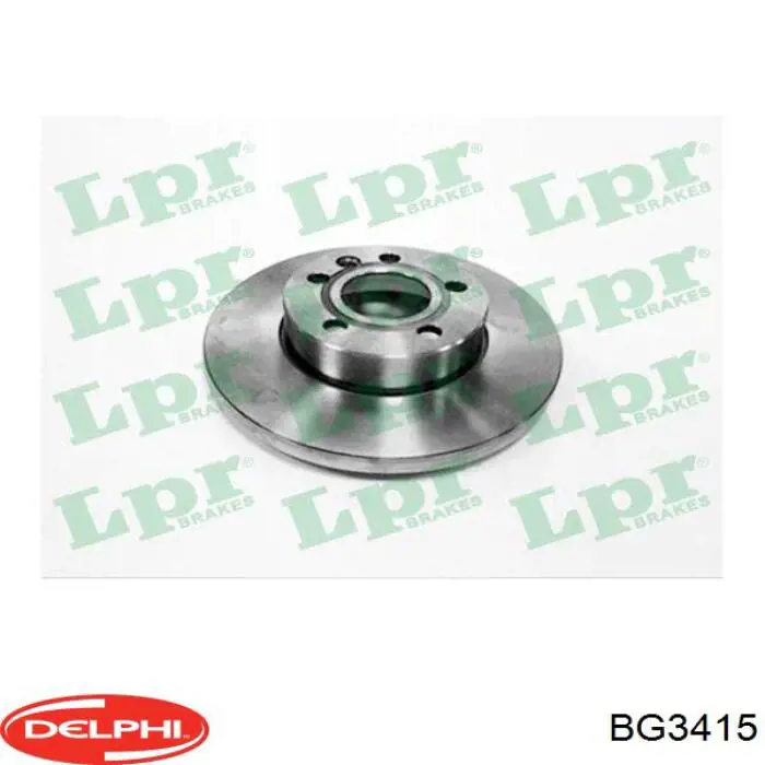 Диск гальмівний передній BG3415 Delphi