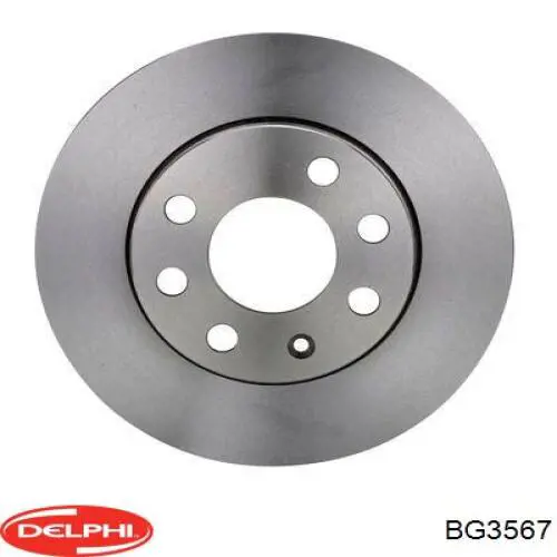 Передние тормозные диски BG3567 Delphi