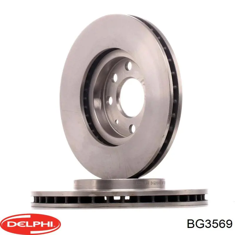BG3569 Delphi диск тормозной передний