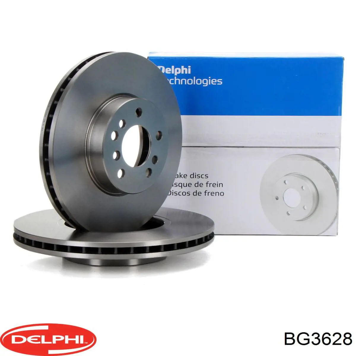 BG3628 Delphi диск тормозной передний