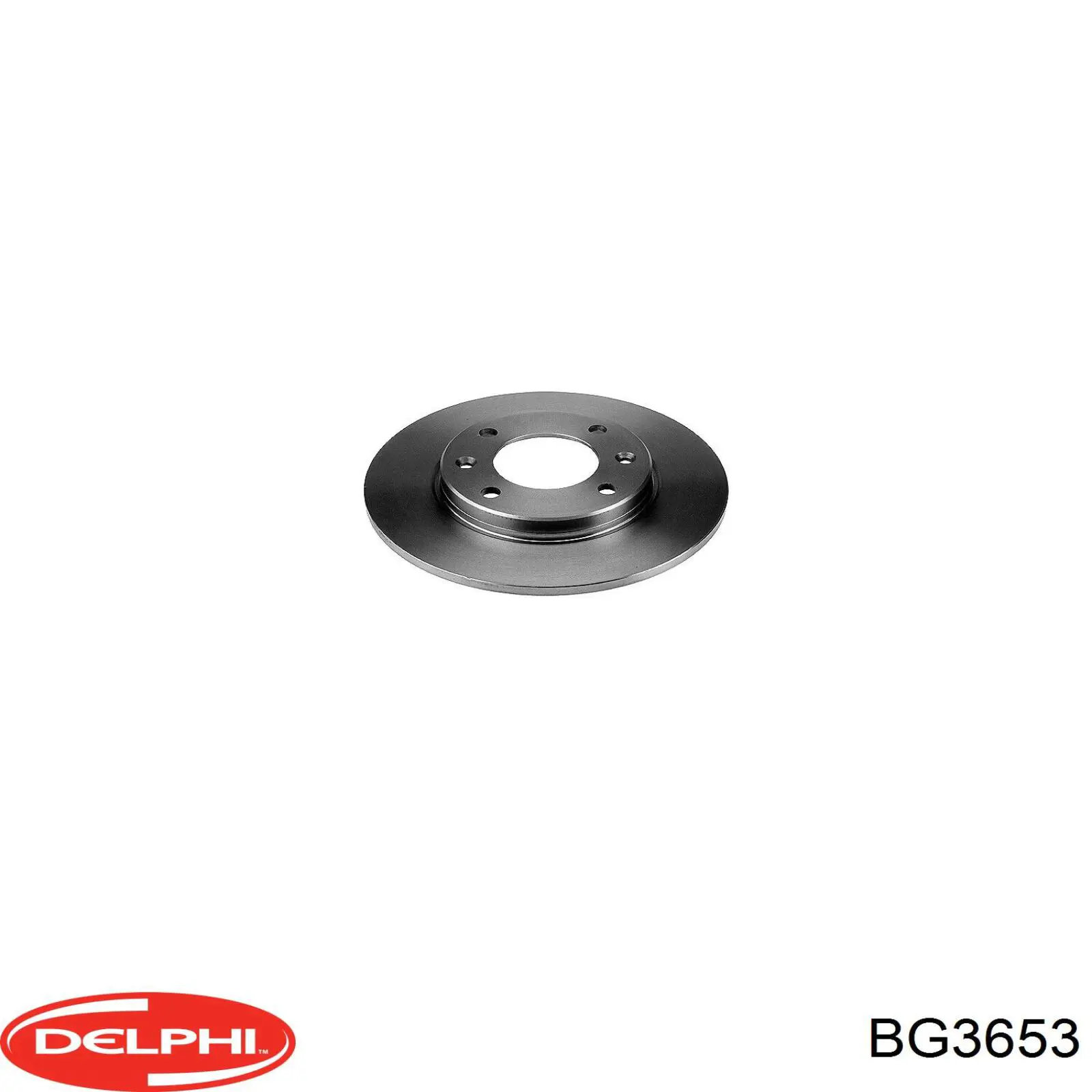BG3653 Delphi диск тормозной задний