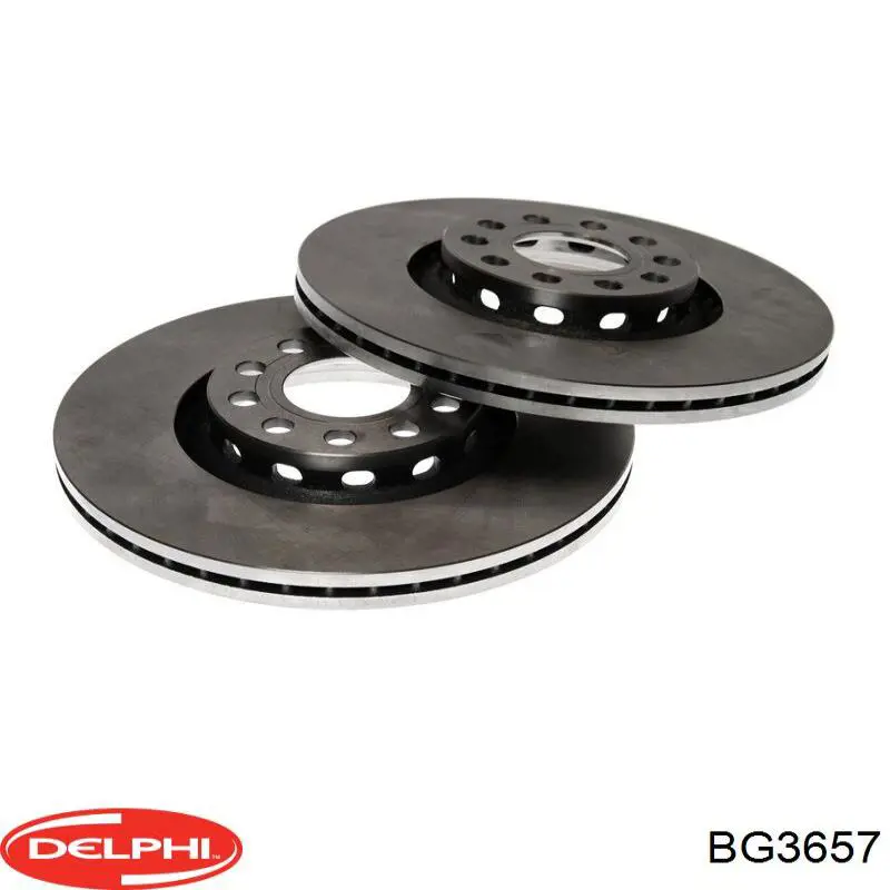 BG3657 Delphi диск тормозной передний