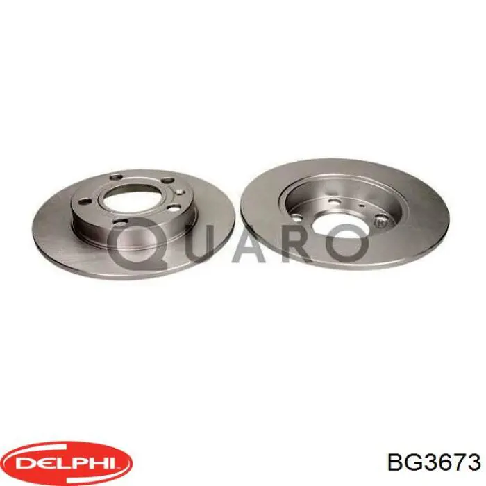 Купить BG3673 Delphi Диск тормозной задний