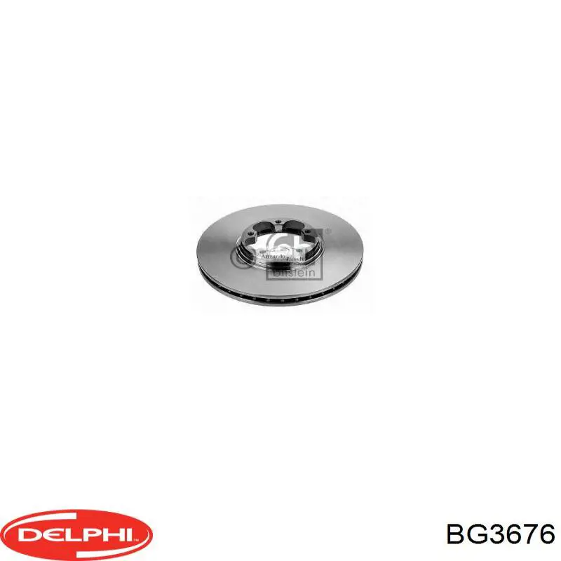 BG3676 Delphi диск тормозной передний
