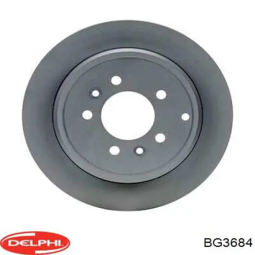 BG3684 Delphi диск тормозной задний