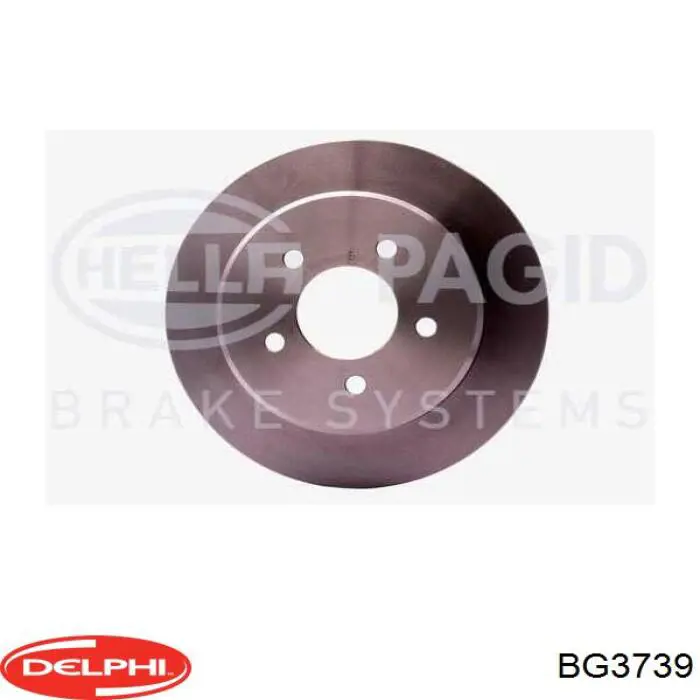 Купить BG3739 Delphi Диск тормозной задний