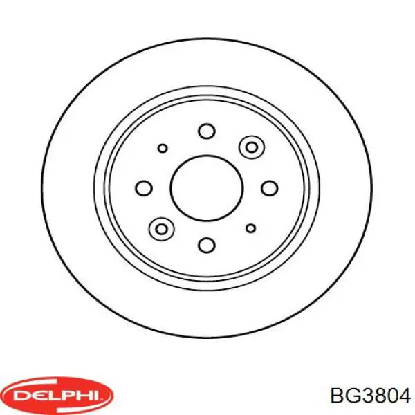 Купить BG3804 Delphi Диск тормозной задний