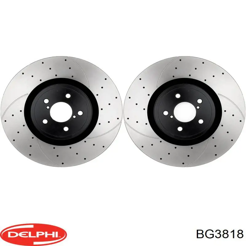 Тормоз дисковый передний Delphi BG3818 цена, от 53.51 USD