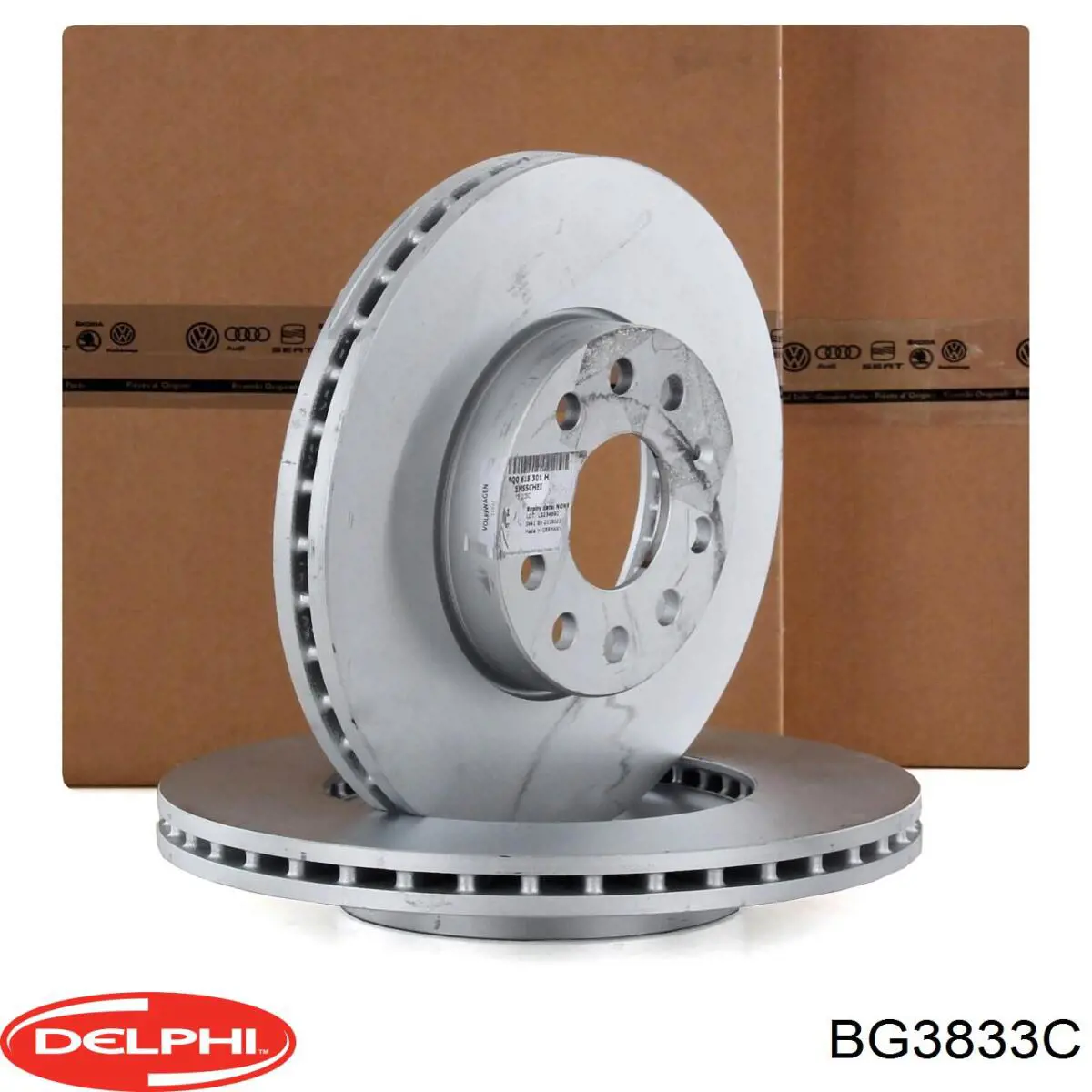 BG3833C Delphi Диск тормозной передний