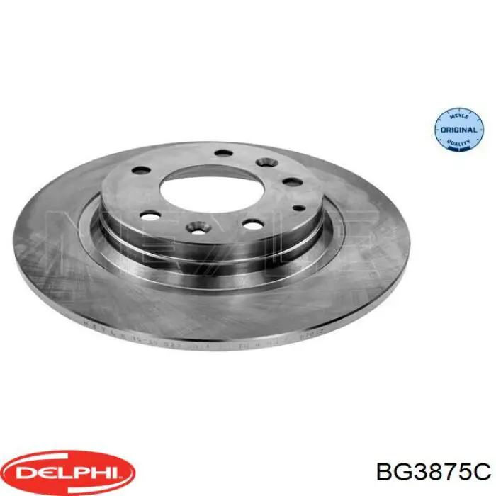 Задний тормозной диск Delphi BG3875C цена, от 31.67 USD