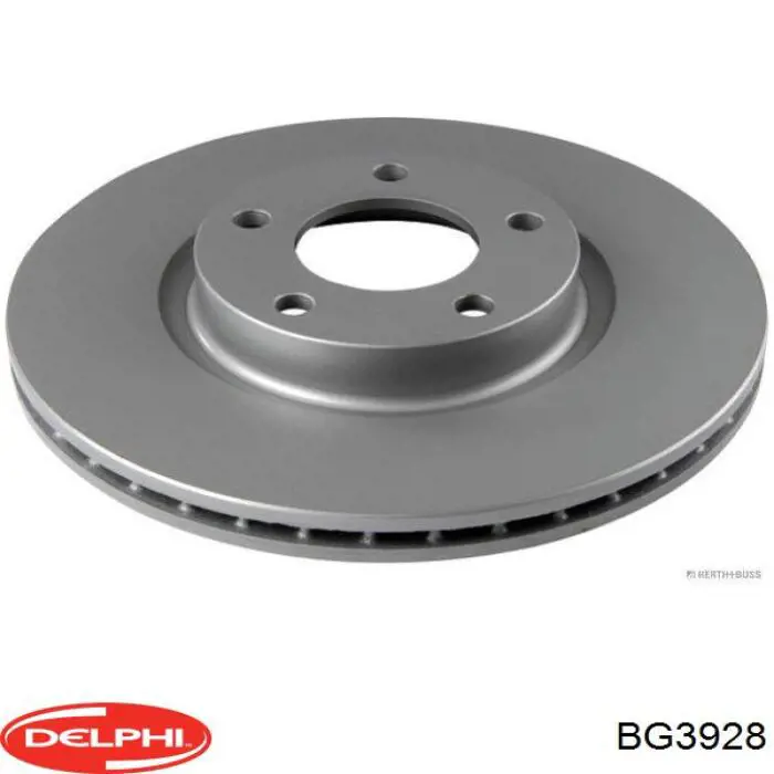 BG3928 Delphi Диск тормозной передний