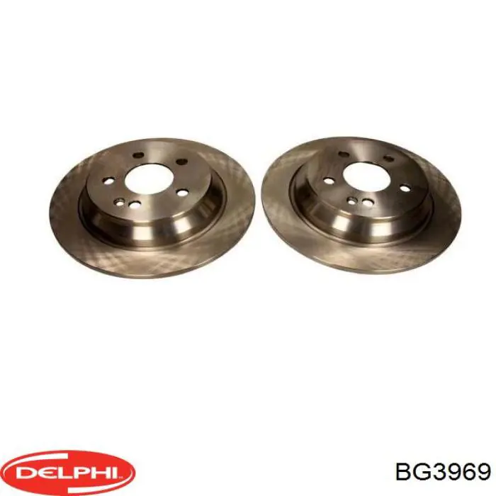 Задний тормозной диск Delphi BG3969 цена, от 29.59 USD